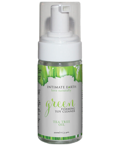 Intimate Earth Foaming Toy Cleaner - Green Tea Tree Oil - Casual Toys