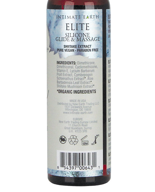 Intimate Earth Elite Velvet Touch Silicone Glide & Massage Oil - 120ml - Casual Toys