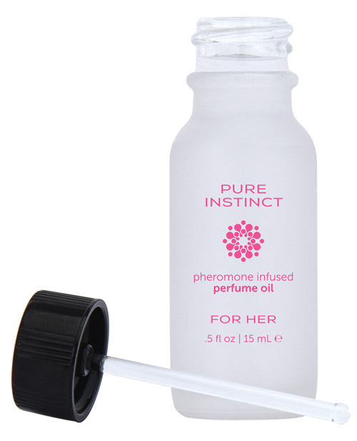 Pure Instinct Pheromone Perfume Oil For Her - .5 Oz. - Casual Toys