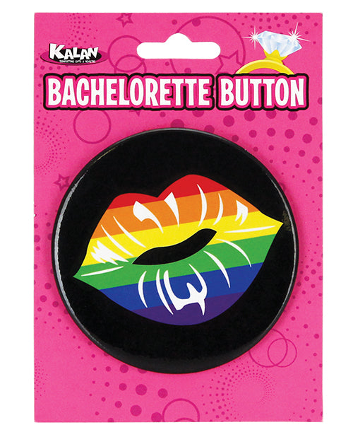 3" Button - Rainbow Lips - Casual Toys