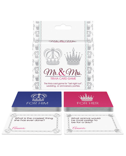 Mr. & Mrs. Trivia Card Game - Casual Toys