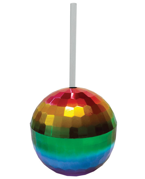 Rainbow Disco Ball Cup - 12 Oz - Casual Toys