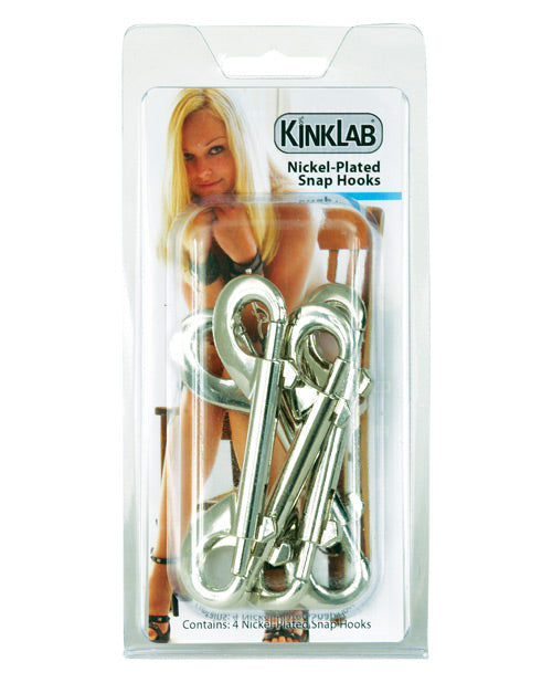 Kinklab Nickel Plated Snap Hooks - Pack Of 4 - Casual Toys