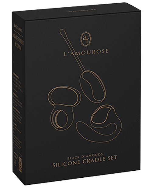 Lamourose Paramour Silicone Cradles - Black - Casual Toys