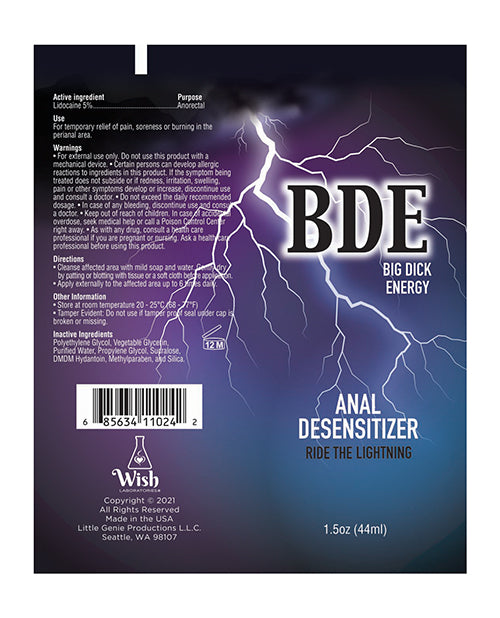 Bde Anal Desensitizer - 1.5 Oz - Casual Toys