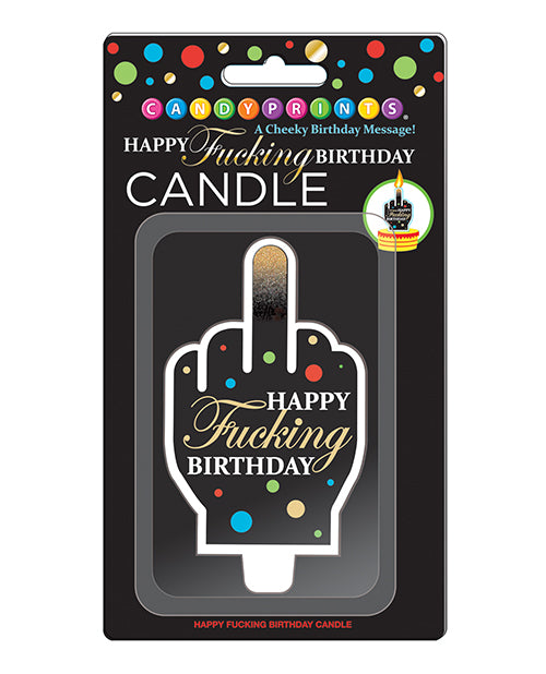 Happy Fucking Birthday Large Fu Candle
