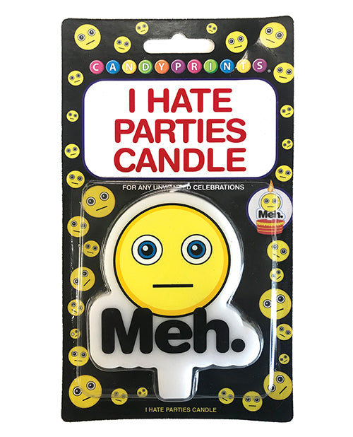 I Hate Parties Candle - Meh - Casual Toys