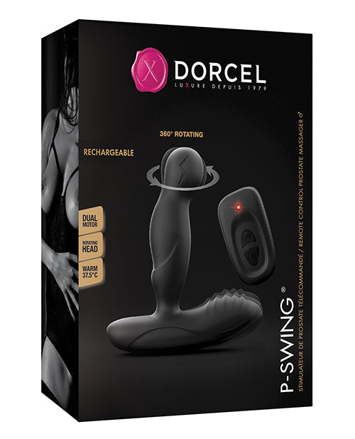 Dorcel P-swing Twisting Prostate Massager - Black - Casual Toys