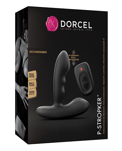 Dorcel P-stroker Moving Bead Prostate Massager - Black - Casual Toys