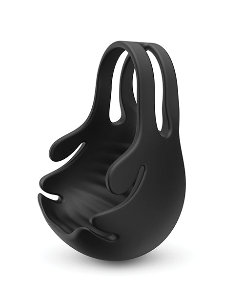 Dorcel Fun Bag Testicle Vibrator - Black - Casual Toys