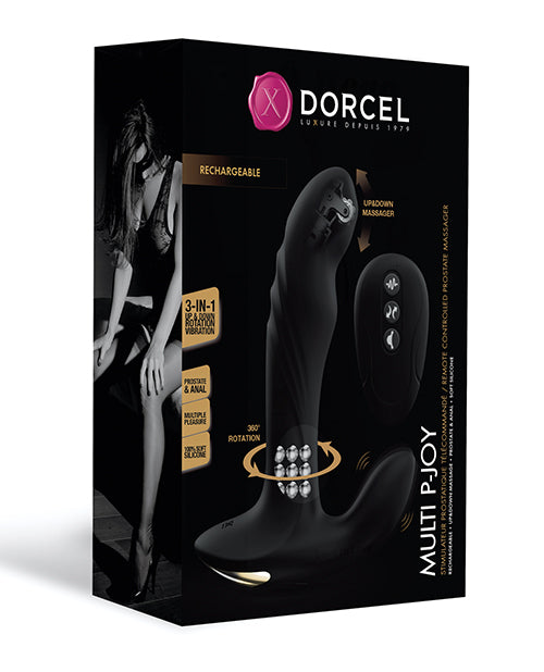 Dorcel P-joy Double Action Prostate Massager - Black - Casual Toys