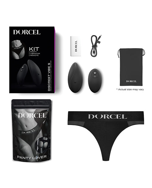 Dorcel Discreet Panty Vibe W/panty - Black