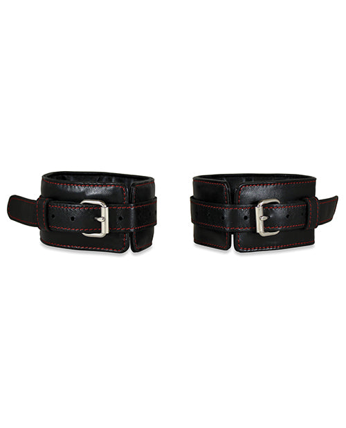 Sultra Lambskin Ankle Cuffs - Black - Casual Toys