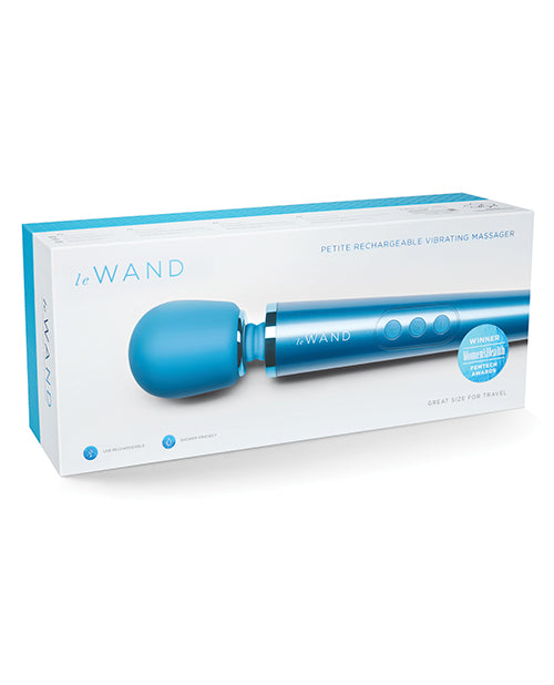 Le Wand Petite Rechargeable Massager - Blue - Casual Toys