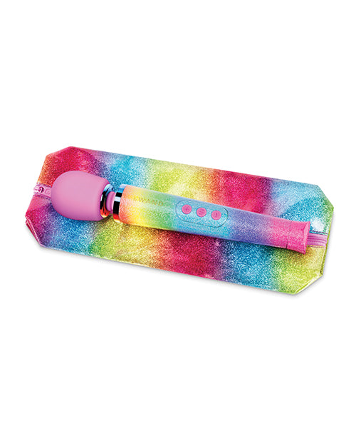 Le Wand Petite Rechargeable Vibrating Massager - Rainbow - Casual Toys