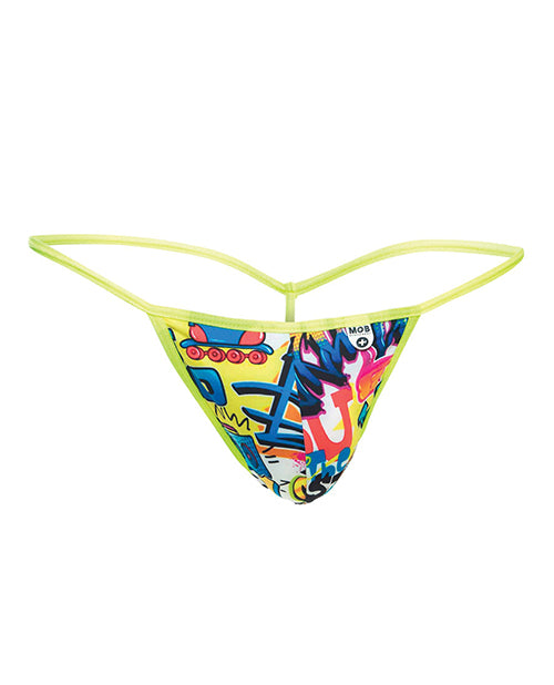 Male Basics Sinful Hipster Music T Thong G-string Print - Casual Toys