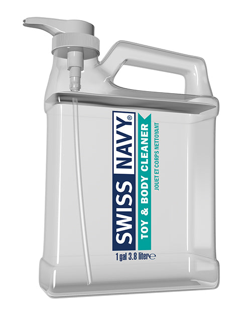 Swiss Navy Toy & Body Cleaner - 1 Gal Pump - Casual Toys