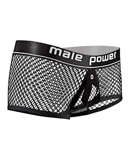 Cock Pit Fishnet Mini Cock Ring Short - Casual Toys