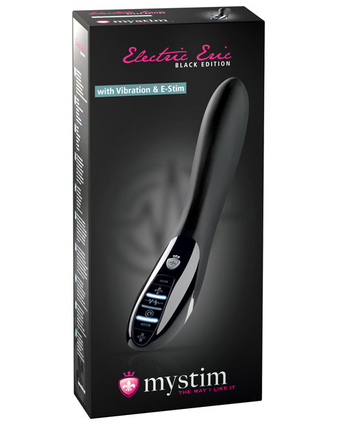 Mystim Electric Eric Estim Vibrator Black Edition - Black - Casual Toys