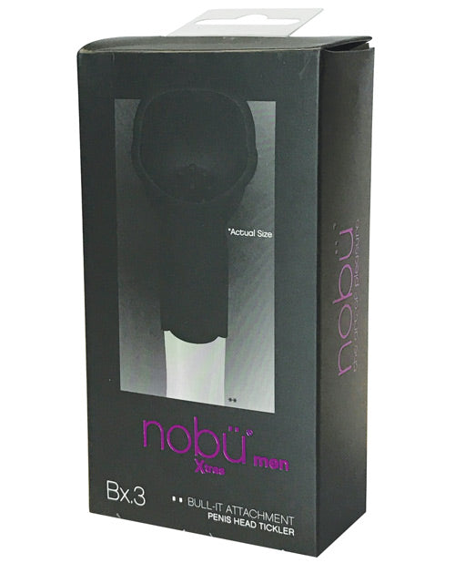 Nobu Bull-it Head Tickler Attachment - Black - Casual Toys