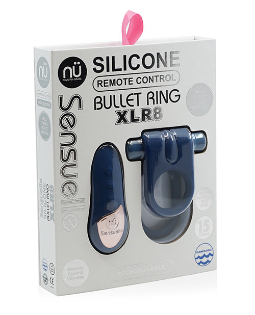 Sensuelle Silicone Remote Control Xlr8 Turbo Boost Cock Ring - Casual Toys