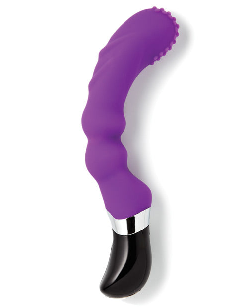 Nu Sensuelle G Unique Rolling Ball Rechargeable Massager - Purple - Casual Toys