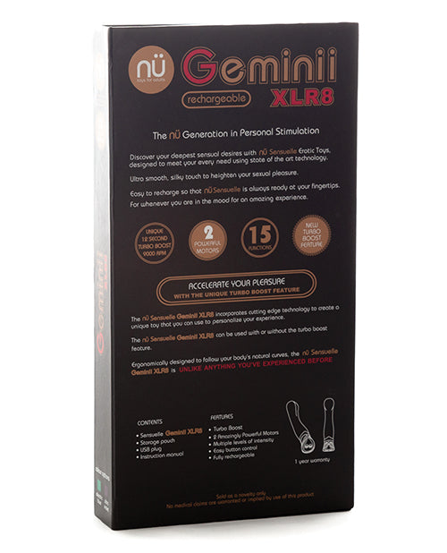 Sensuelle Geminii Xlr8 Turbo Boost G Spot - Casual Toys