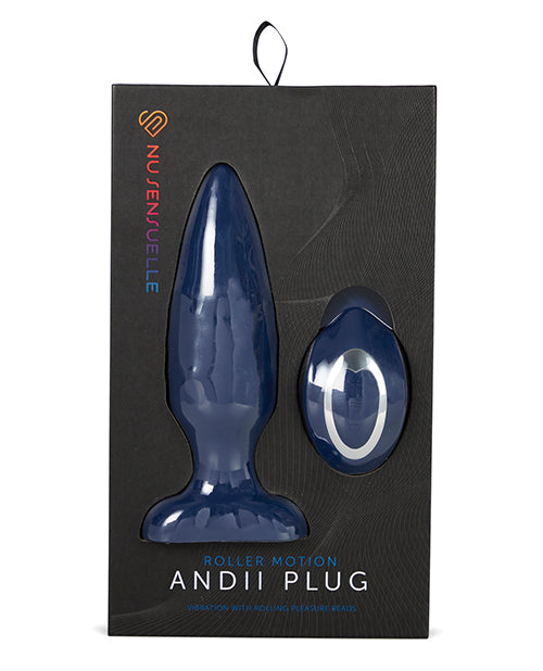 Nu Sensuelle Andii Vertical Roller Motion Butt Plug - Casual Toys