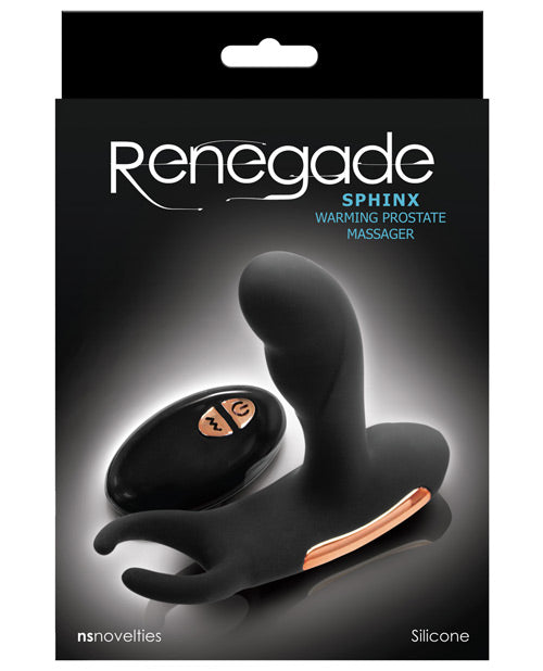 Renegade Sphinx Warming Prostate Massager - Black - Casual Toys
