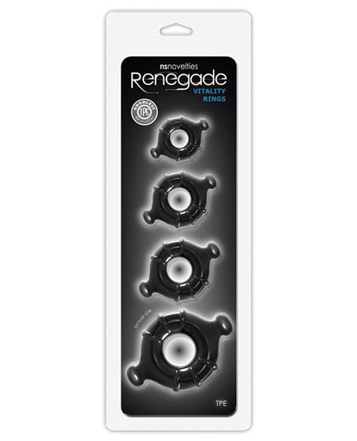 Renegade Vitality Rings - Black - Casual Toys