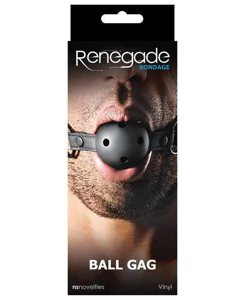Renegade Bondage Ball Gag - Black - Casual Toys