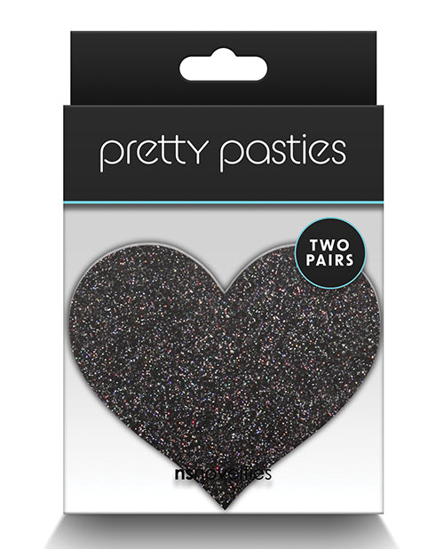 Pretty Pasties Glitter Hearts - 2 Pair