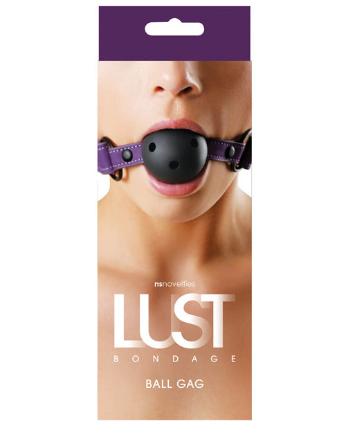 Lust Bondage Ball Gag - Purple - Casual Toys