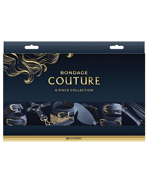 Bondage Couture 6 Piece Kit - Blue - Casual Toys