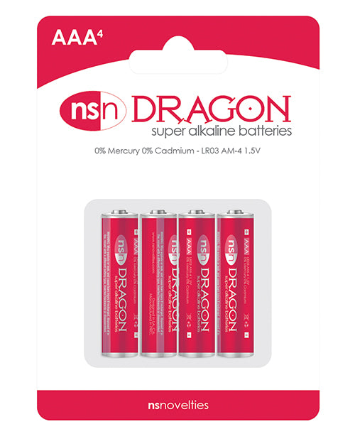 Dragon Alkaline Batteries - Aaa Pack Of 4 - Casual Toys