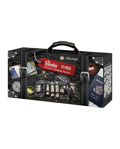 The Ultimate Fantasy Travel Briefcase Restraint & Bondage Play Kit - Casual Toys