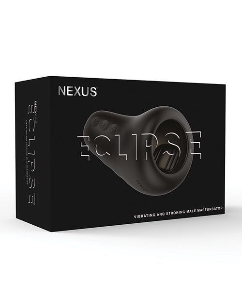 Nexus Eclipse Vibrating & Stroking Masturbator - Black - Casual Toys