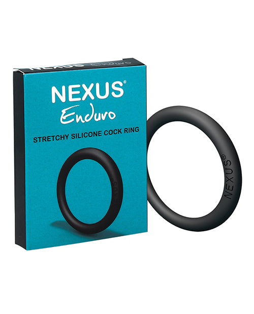 Nexus Enduro Silicone Cock Ring - Black - Casual Toys