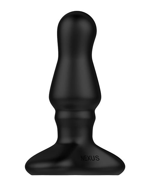 Nexus Bolster Butt Plug  W-inflatable Tip - Black - Casual Toys