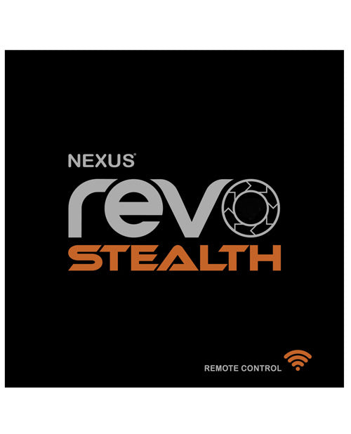 Nexus Revo Stealth Remote Control Rotating Prostate Massager - Black - Casual Toys