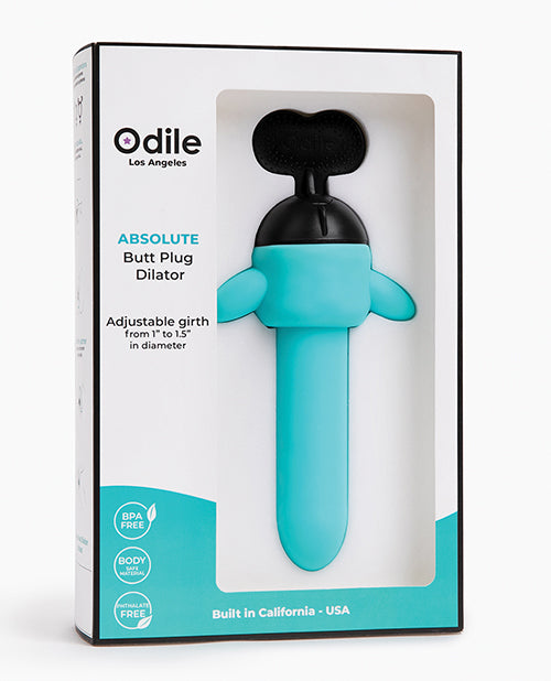 Odile Absolute Butt Plug Dilator - Aqua - Casual Toys