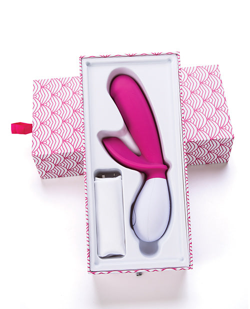 Ohmibod Lovelife Snuggle Dual Stimulation Vibe - Pink - Casual Toys