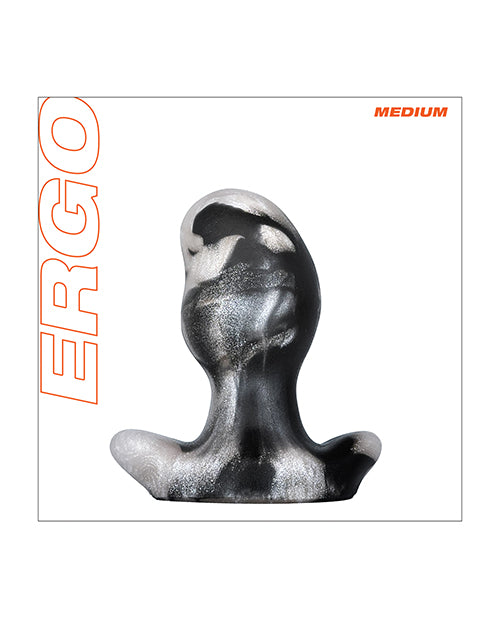 Oxballs Ergo Buttplug Medium - Platinum Swirl - Casual Toys