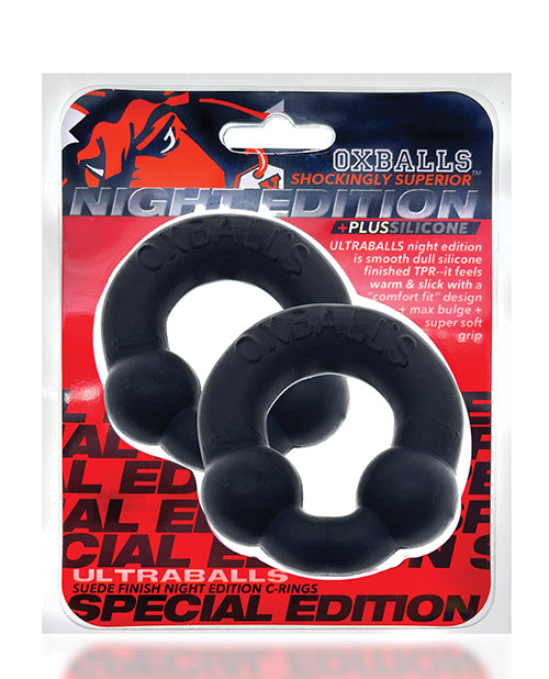 Oxballs Ultraballs Cockring Special Edition - Night Pack Of 2 - Casual Toys