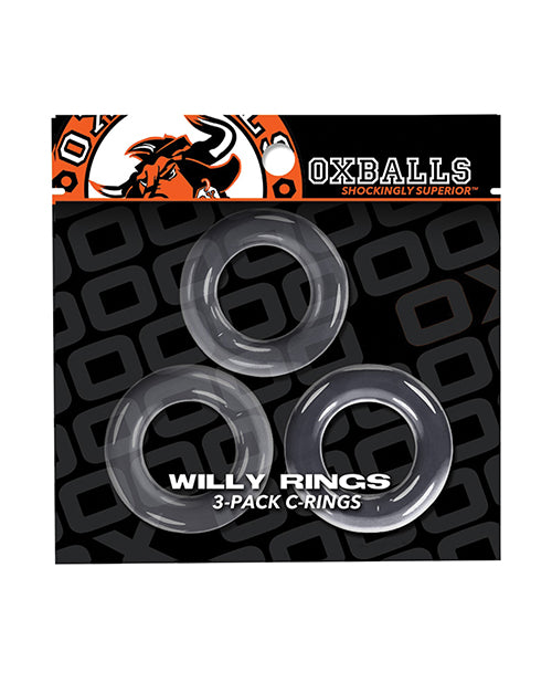 Oxballs Willy Rings - Clear Pack Of 3 - Casual Toys