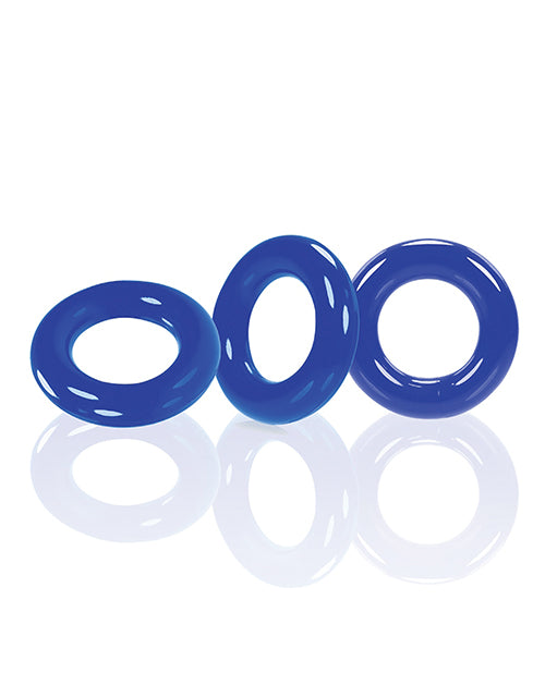 Oxballs Willy Rings - Blue Pack Of 3 - Casual Toys