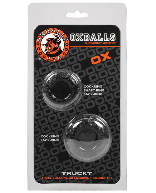 Oxballs Truckt Cock & Ball Ring - Pack Of 2 - Casual Toys