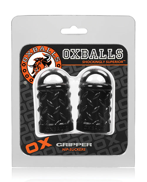 Oxballs Gripper Nipple Suckers - Black - Casual Toys