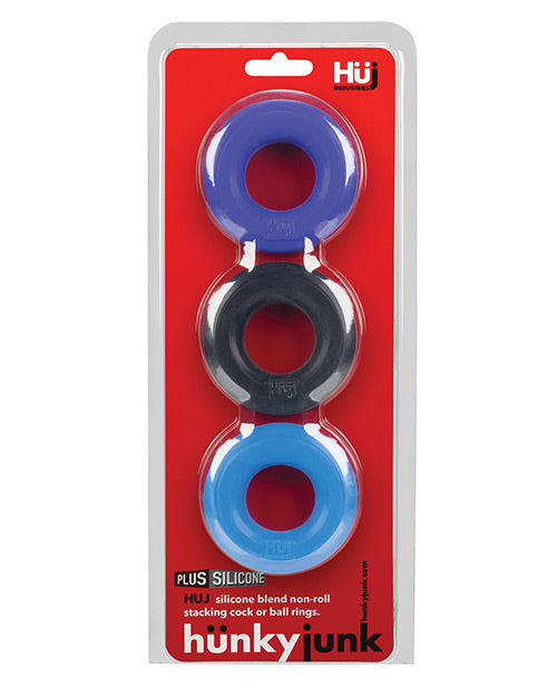 Hunky Junk C Ring Multi Pack - Pack Of 3 - Casual Toys