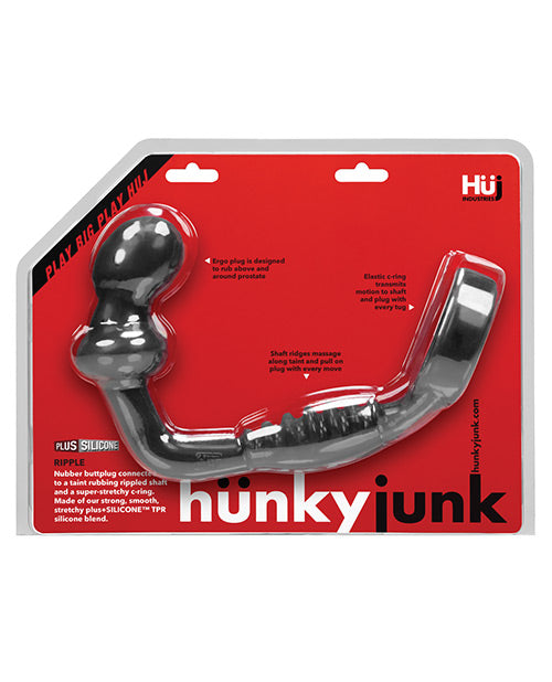 Hunky Junk Ripple Asslock - Tar - Casual Toys
